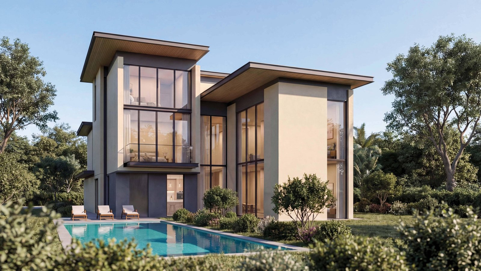 Sobha City Abu Dhabi Phase 1 aerial view highlighting modern architecture, expansive greenery, and waterfront-inspired community design.